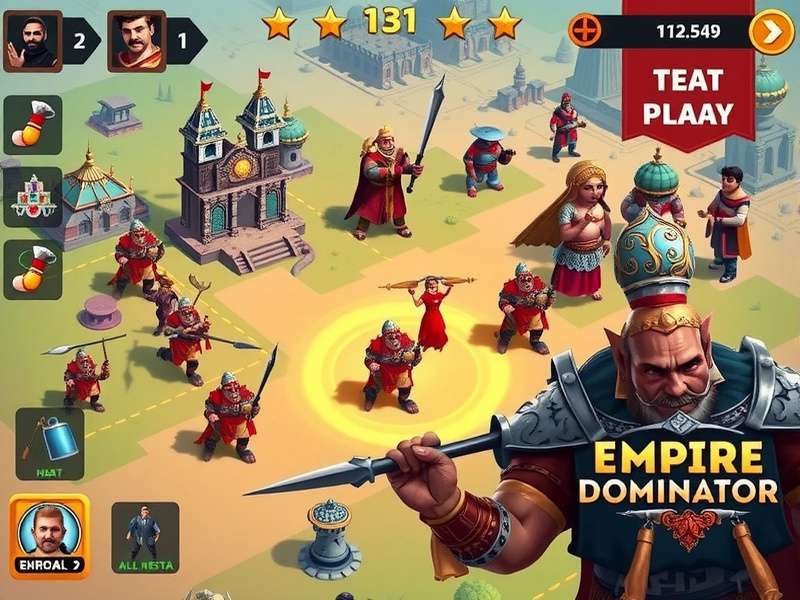 Empire Dominator Star battle scene showing strategic unit placement